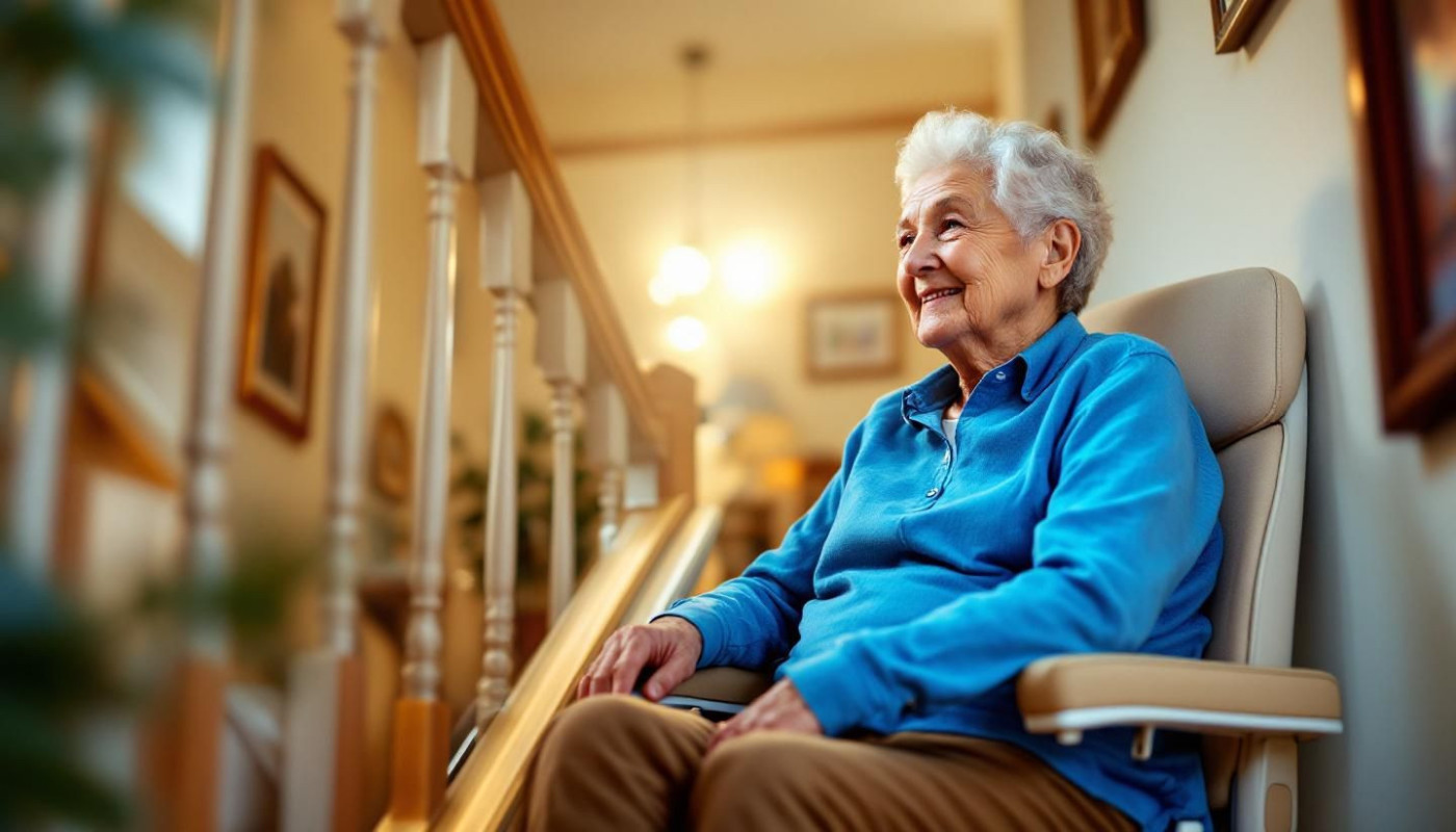 Aménagement - Sécurité à domicile : Renforcer l'autonomie avec un monte-escalier adapté