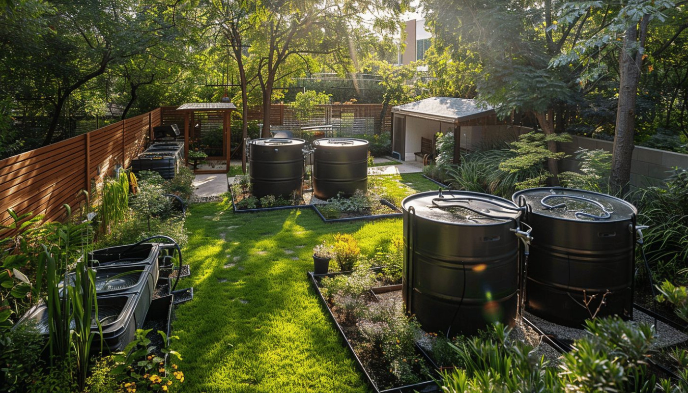 Systèmes de récupération d'eau de pluie pour jardin impact sur la consommation d'eau et environnement